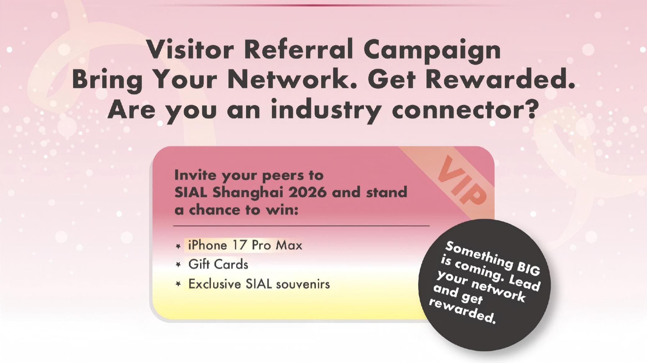Visitor referral campaign